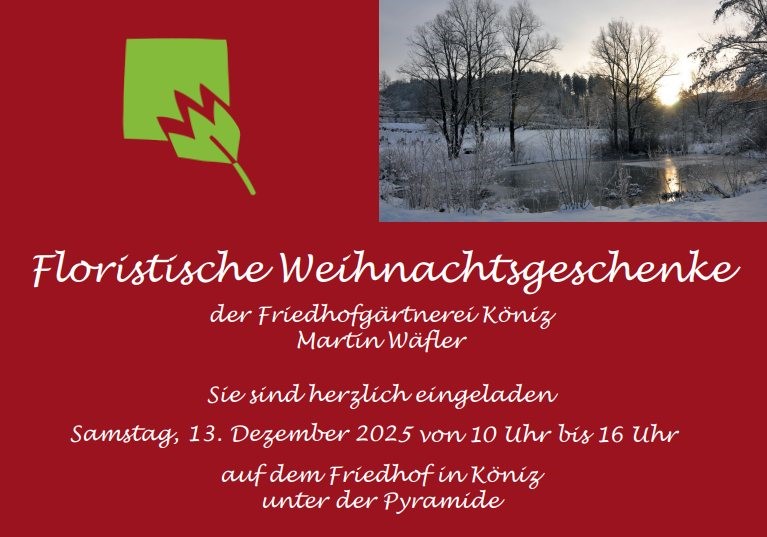 Floristische Weihnachtsgeschenke